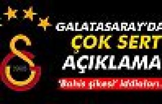 Galatasaray’dan çok sert açıklama!