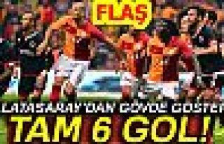 GALATASARAY'DAN GÖVDE GÖSTERİSİ!