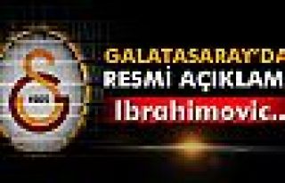 Galatasaray’dan Ibrahimovic açıklaması!