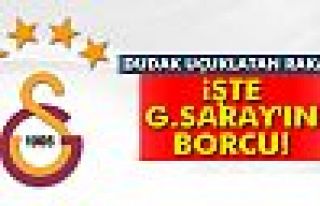 Galatasaray'ın borcu açıklandı