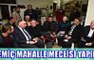 GEMİÇ MAHALLESİ SAKİNLERİNİ DİNLEDİ