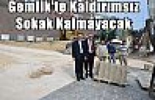 Gemlik'te Kaldırımsız Sokak Kalmayacak