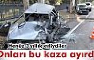 Genç evli çifti kaza ayırdı