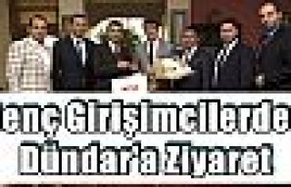 Genç Girişimcilerden Dündar'a Ziyaret