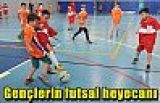 Gençlerin futsal heyecanı