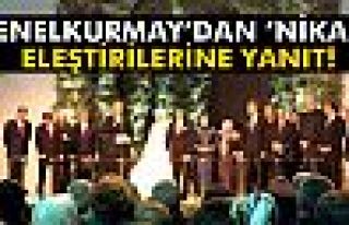 Genelkurmay’dan ’nikah’ eleştirilerine yanıt