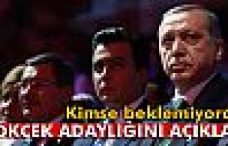 Gökçek adaylığını açıkladı!