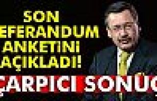 Gökçek Son Referandum Anketini Açıkladı.