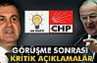 Görüşme sonrası kritik açıklamalar