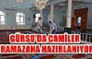 Gürsu’da Camiler Ramazana Hazırlanıyor