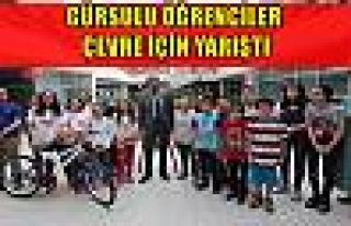 GÜRSULU ÖĞRENCİLER ÇEVRE İÇİN YARIŞTI