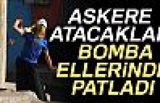 Hainlerin bombaları ellerinde patlamış!