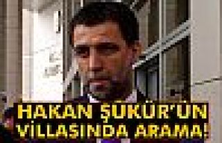 Hakan Şükür'ün Kandıra'daki villasında arama