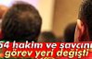 Hakim ve Savcıların Yeri Değişti!