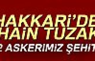 Hakkari'de 2 askerimiz şehit !