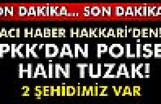 Hakkari’de hain tuzak! 2 şehit