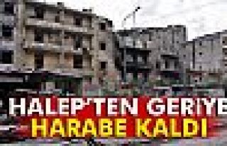 Halep kalıntılar içinde