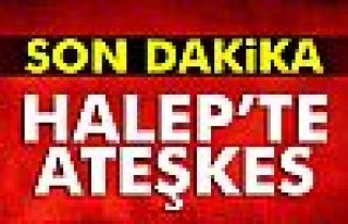 Halep'te ateşkese kararı