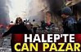 Halep'te can pazarı