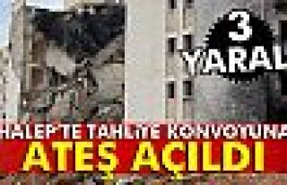 Halep’te tahliye konvoyuna saldırı