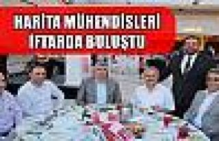 HARİTA MÜHENDİSLERİ İFTARDA BULUŞTU