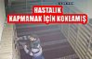 Hastalık kapmamak için koklamış