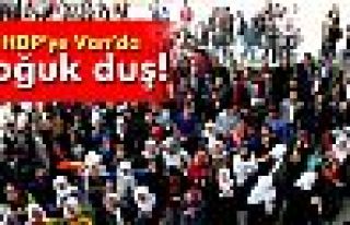 HDP’ye Van’da soğuk duş!