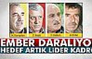 Hedef artık PKK'nın lider kadrosu