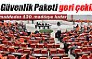 İç Güvenlik Paketi'nde flaş gelişme