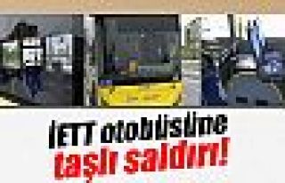 İETT otobüsüne taşlı saldırı