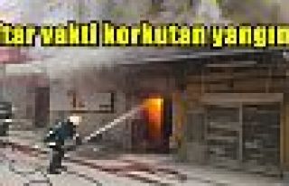 İftar vakti korkutan yangın