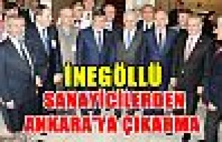 İnegöllü sanayicilerden Ankara'ya çıkarma