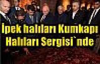 İpek halıları Kumkapı Halıları Sergisi`nde