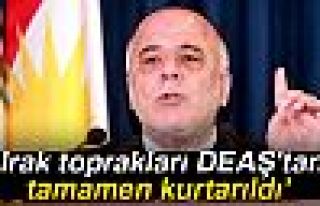 IRAK TOPRAKLARI DEAŞ'TAN TAMAMEN KURTARILDI!