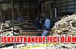 İskelethanede feci ölüm