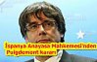 İspanya Anayasa Mahkemesi'nden Puigdemont kararı