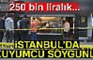 İstanbul Fatih’te kuyumcu soygunu