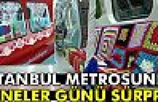 İstanbul Metrosunda Anneler Günü Sürprizi