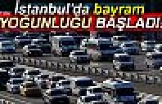 İST&ANBUL'DA BAYRAM TRAFİĞİ BAŞLADI!