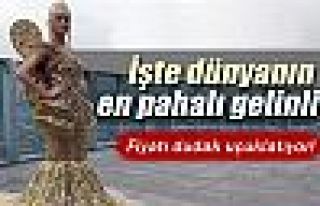 İşte dünyanın en pahalı gelinliği