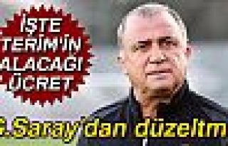 İŞTE TERİM'İN ALACAĞI ÜCRET!