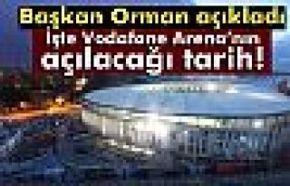 İşte Vodafone Arena’nın açılacağı tarih