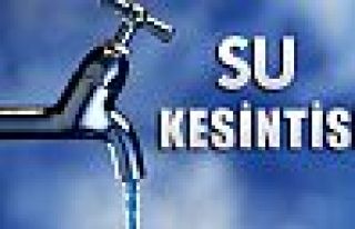 İznik'te su kesintisi