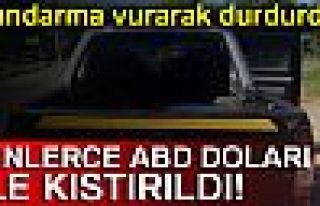 JANDARMA VURARAK DURDURDU!