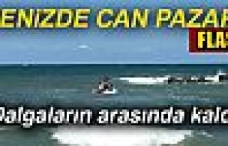 Jetski ile kurtarıldı