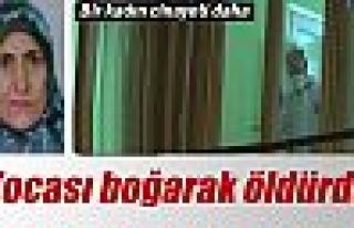 Kadın kocası tarafından boğularak öldürüldü