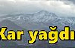 Kar yağdı!