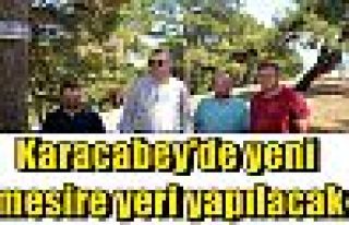 Karacabey'de yeni mesire yeri yapılacak