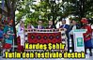 Kardeş Şehir Tutin’den festivale destek