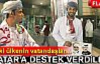 KATAR'A DESTEK VERDİLER!